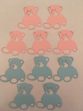 10 DIE CUT TEDDY BEAR CARD