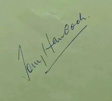 Tony Hancock Signed Autograph Book Page
