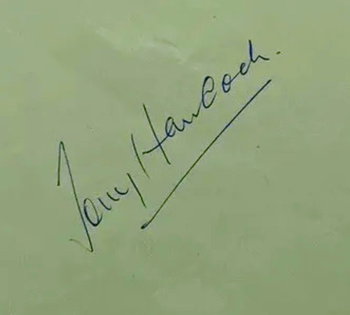 Tony hancock signed autograph - signed,
