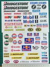 69x RC Radio control car decals / stickers, Quality vinyl, laminated
