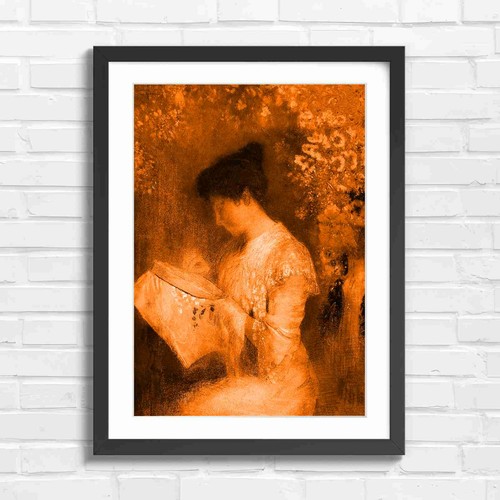 Elegant woman embroidering - elegant,