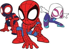 Spidey Adventure Wall Stickers (A5-A0)