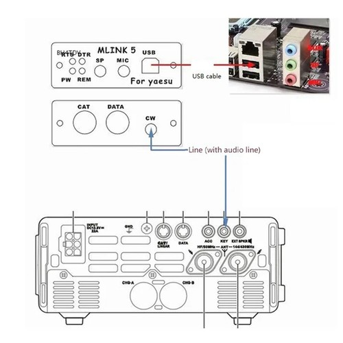 Usb interface radio - usb, connector