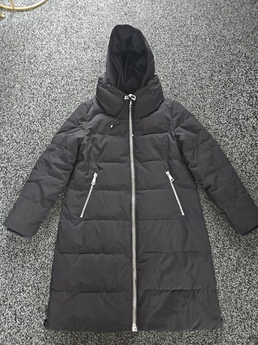 Dkny black coat - size, down