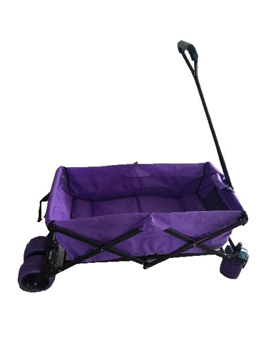 Folding pull along jumbo cart - pull,