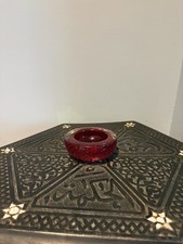 Whitefriars ruby red & clear