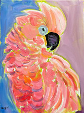 Pink Cockatoo 12"x16" Interior