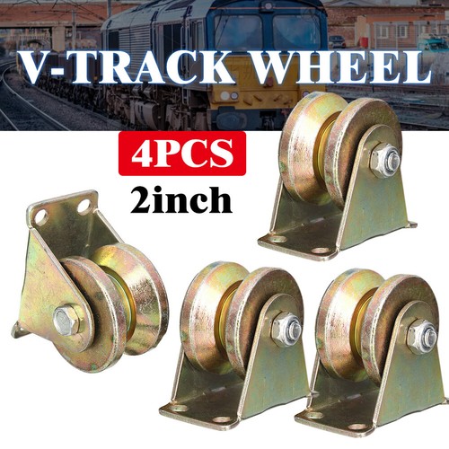 4pcs groove track wheel - v-groove,