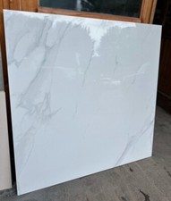White Marble Porcelain Tiles 100x100cm Large Format