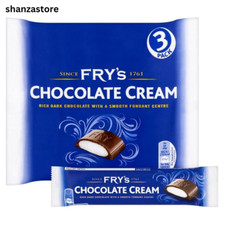 Fry's Chocolate Cream, 3 x 49g | UK Free And Fast Dispatch