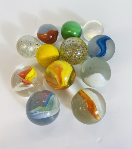 Vintage large glass marbles - large,