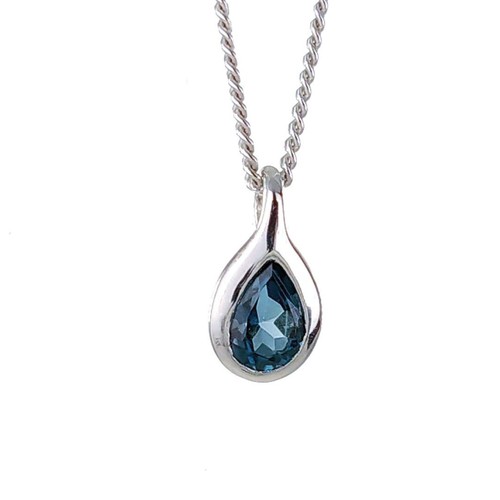 Natural topaz necklace - natural,