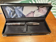 Harvey Makin Pen  - Black Enamel effect finish . Ball pen (NEW)