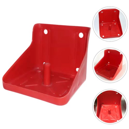 Livestock salt feeding box - livestock, red