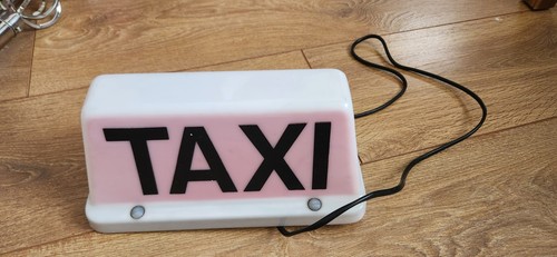 Taxi roof sign - taxi,