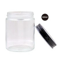 24x 300ml clear - 300ml, jars