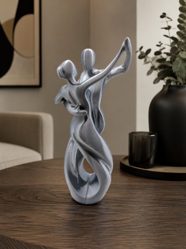 Abstract dancing couple - abstract,