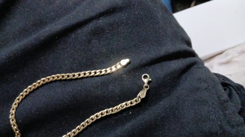 Gold tone curb link chain - tone,