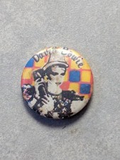Vintage 80s David Bowie Pin Badge Purchased Around 1986