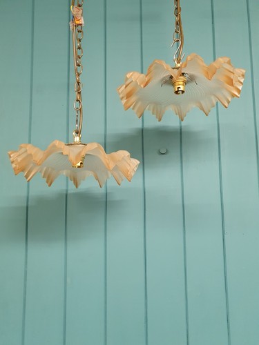 Pair antique french - antique, frilly