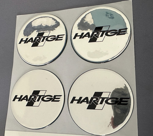 Bmw hartge badges - 68mm, silver