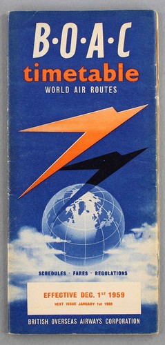 Boac airline timetable - boac,