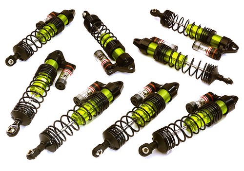 Machined piggyback shock set - machined,