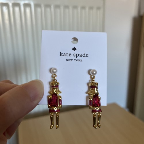 Kate spade nutcracker earrings - nutcracker,