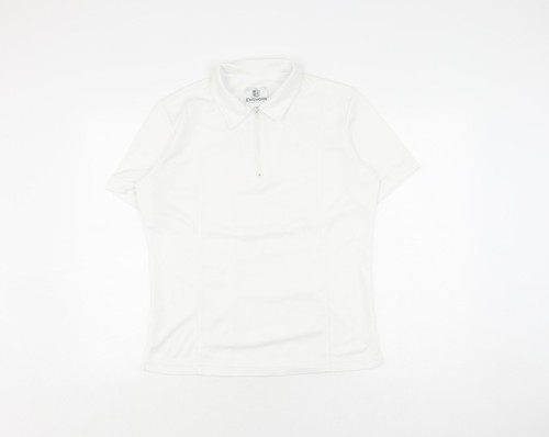 Emsmorn unisex white polo - emsmorn,