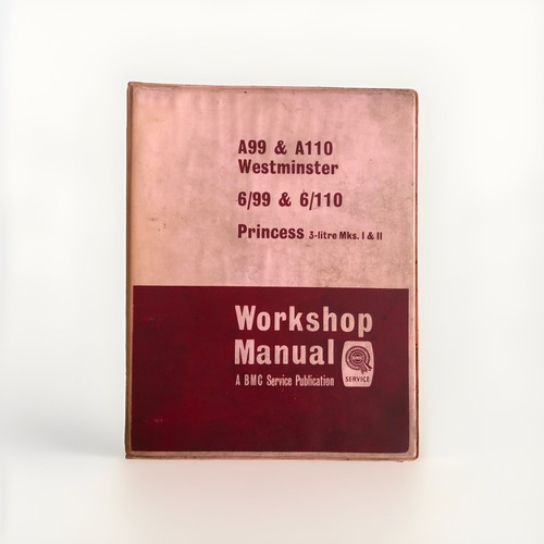 Bmc a99 a110 workshop - a110, manual