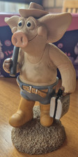 PIGGIN'  Cowboys  Pig ornament