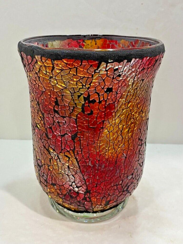 Mosaic vase candle - vase, holder