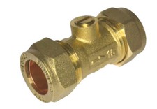 Brass 15mm Compression Isolation Valve Ballofix Type Isolating Valve