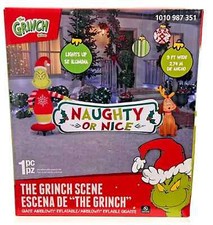 9 ft. W LED Grinch And Max