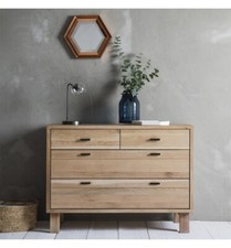*WAS £1020* LEVI CHEST OF DRAWERS / OAK / SOLID OAK 1100x500x800mm