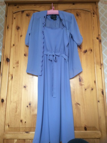 Hyacinth blue dress - blue, jacket
