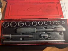 Britool 1/2" drive imperial socket set 3/8" to 15/16" 1970s not seen another one