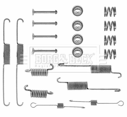 Brake shoes fitting kit rear - fitting,