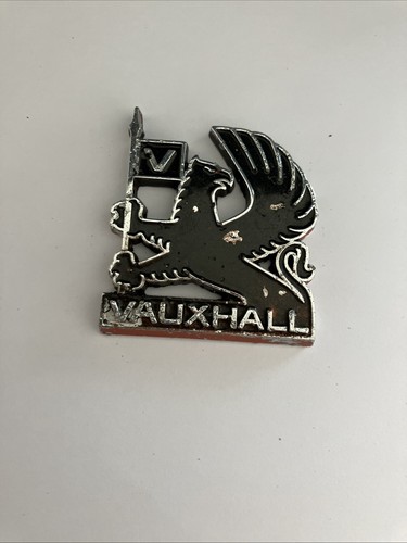 Vauxhall badge griffin metal - vauxhall,