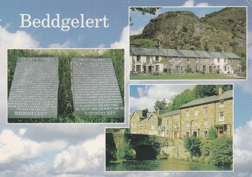Beddgelert wales postcard - beddgelert,