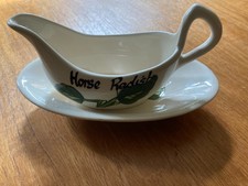 Toni Raymond vintage 70s Horseradish boat and saucer Very small chip hence price