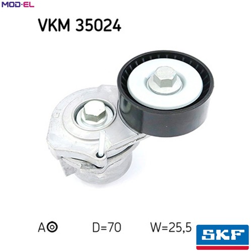 Belt tensioner vribbed - vribbed,