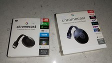 Genuine Chromecast Media Streamer plus two similar devices included free READ
