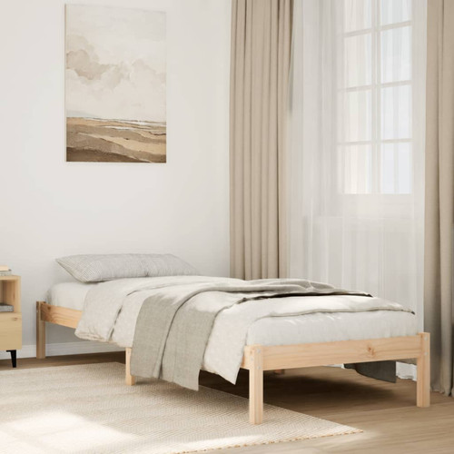 Bed frame extra long solid