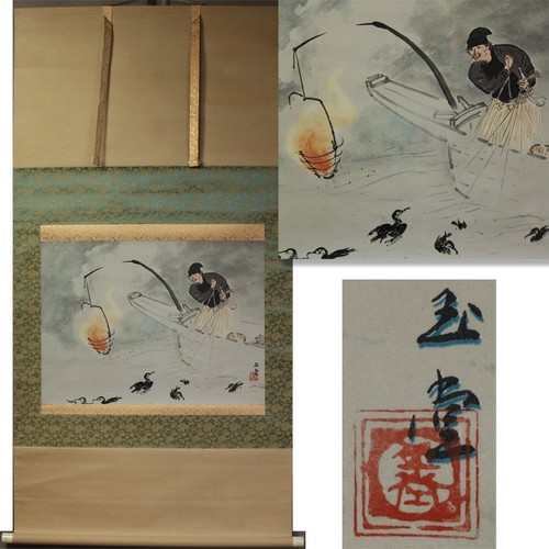 Japanese hanging scroll art - hanging,