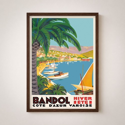 Bandol côte azur vintage - côte,