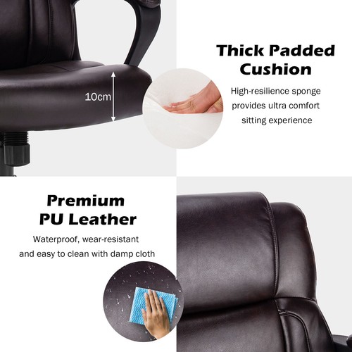 Leather office chair modern - office,