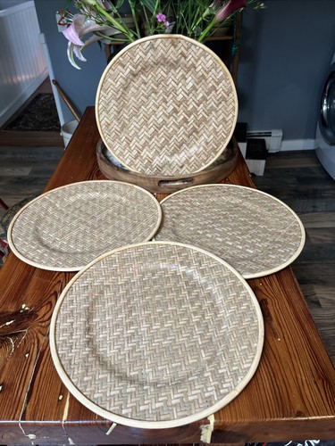 Pier large woven chargers - pier,