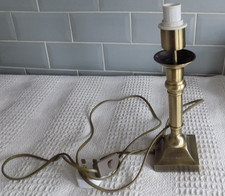 Brass Look Candle Stick Lamp