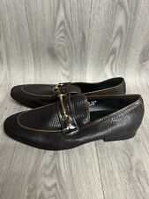 Men’s Dune London Santos Slip On Shoes Brown UK Size 9 Brand New